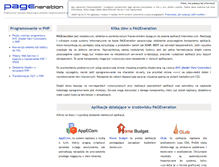 Tablet Screenshot of pageneration.com